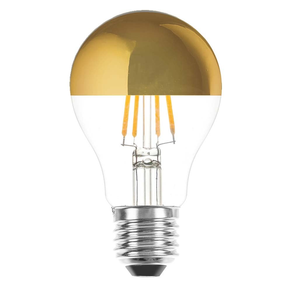 NCC-Licht LED filamentlamp bolvormig 4W E27 warm wit licht 2700K gouden afwerking