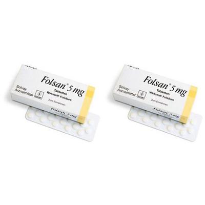 Folsan 5 mg Doppelpack 2x100 St Tabletten