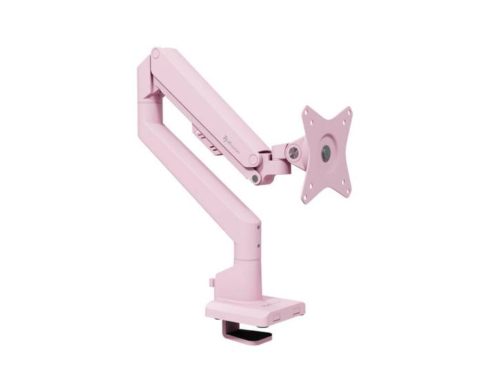 Arozzi Monitorarm Alzare Neo Single Rosa, Pink, Metall, 10x50x51 cm, Büromöbel, Schreibtische, Schreibtischzubehör