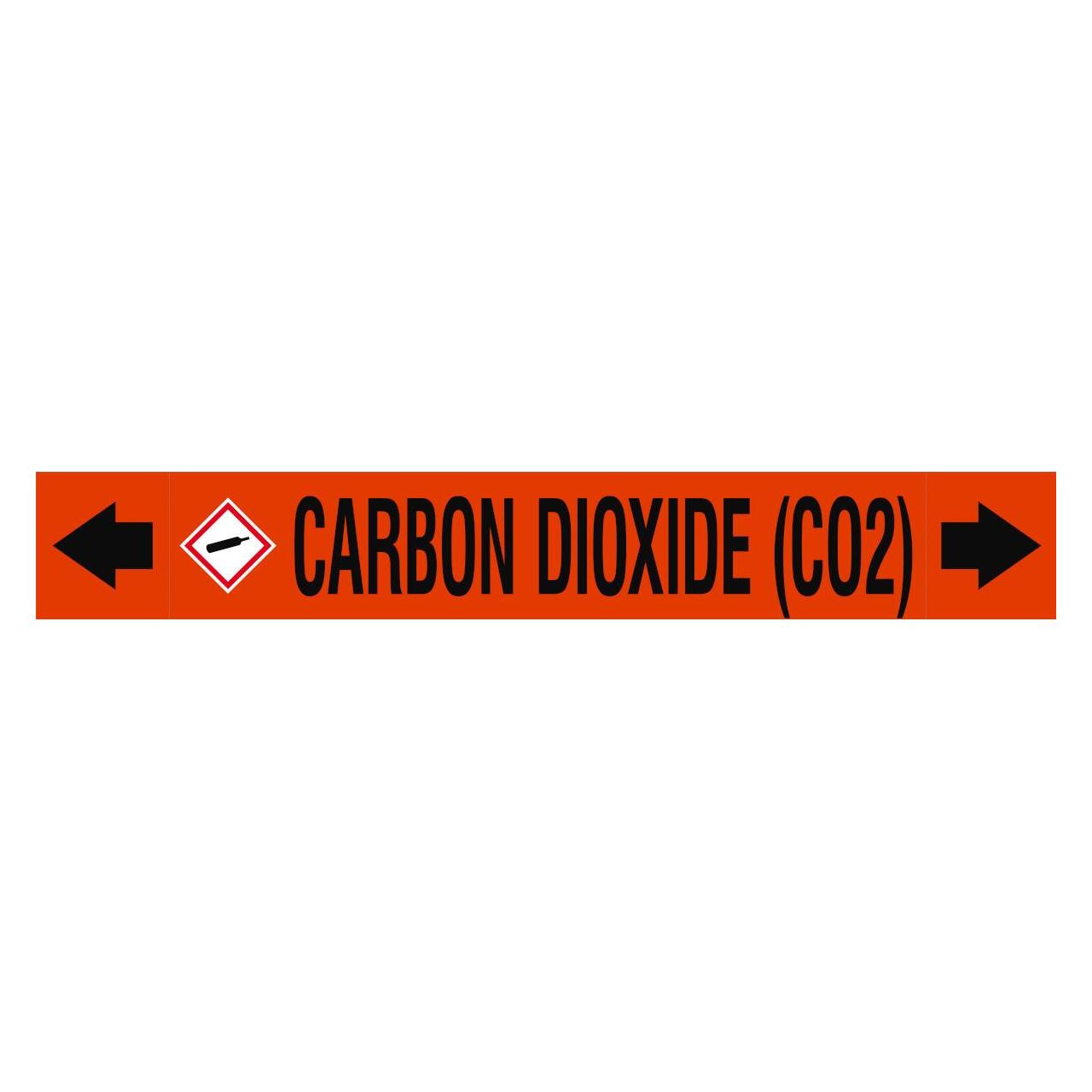 Brady ASME - Rohrmarkierer - Carbon Dioxide (CO2) (313291)