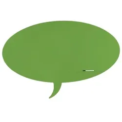 Rocada Whiteboard »Skin Shape« 100x150 cm - Talk grün