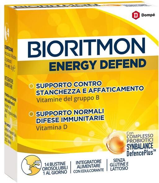 Bioritmon Energy Defend Integratore Energetico 14 Bustine