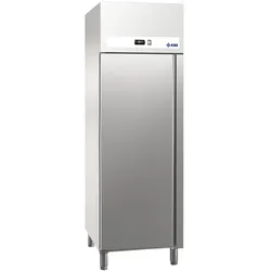 KBS Gastrotechnik Edelstahl-Gewerbe-Kühlschrank Ready KU 707 Türanschlag links