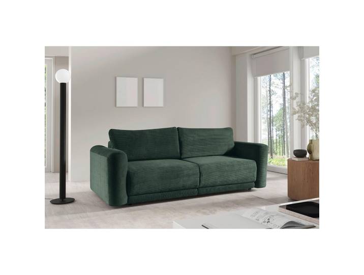 Schlafsofa Norman Grün B: 252cm