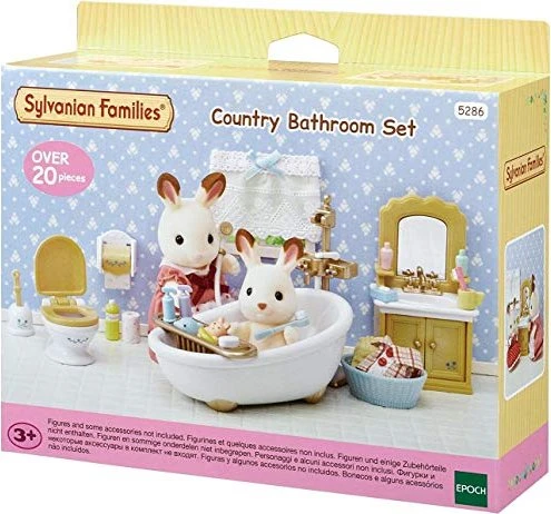 Sylvanian Families Landhaus Badezimmer, 20 Stück