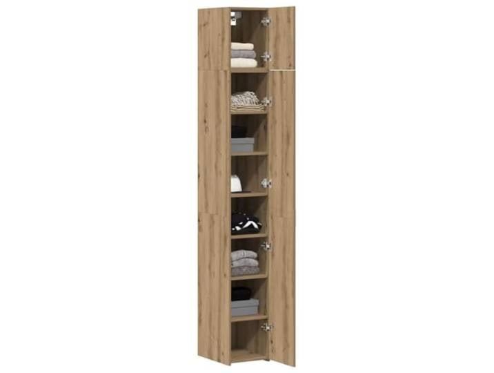 vidaXL Lagerschrank mit Regalen Artisan-Eiche 30 x 42,5 x 225 cm