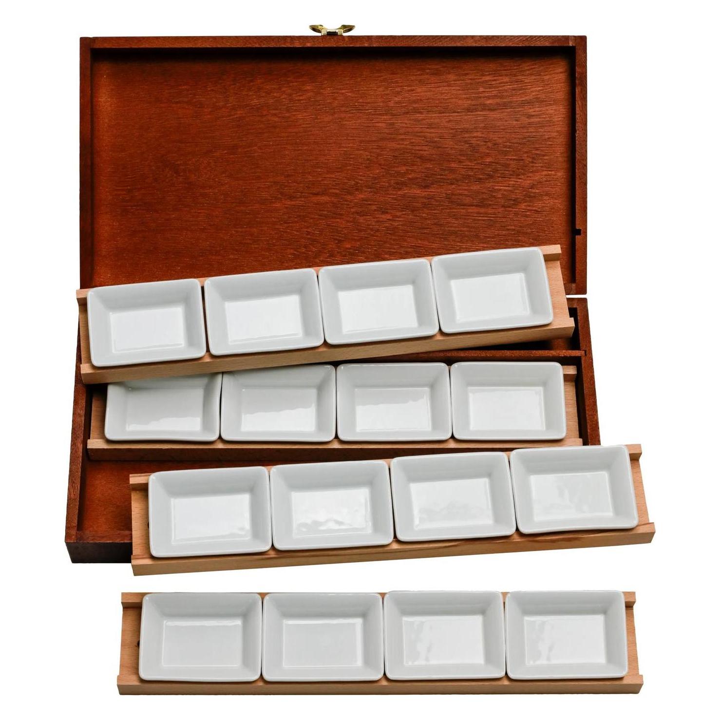 BlockX Mahagoni-Aquarellkasten 16 (16x) (45517BXC)