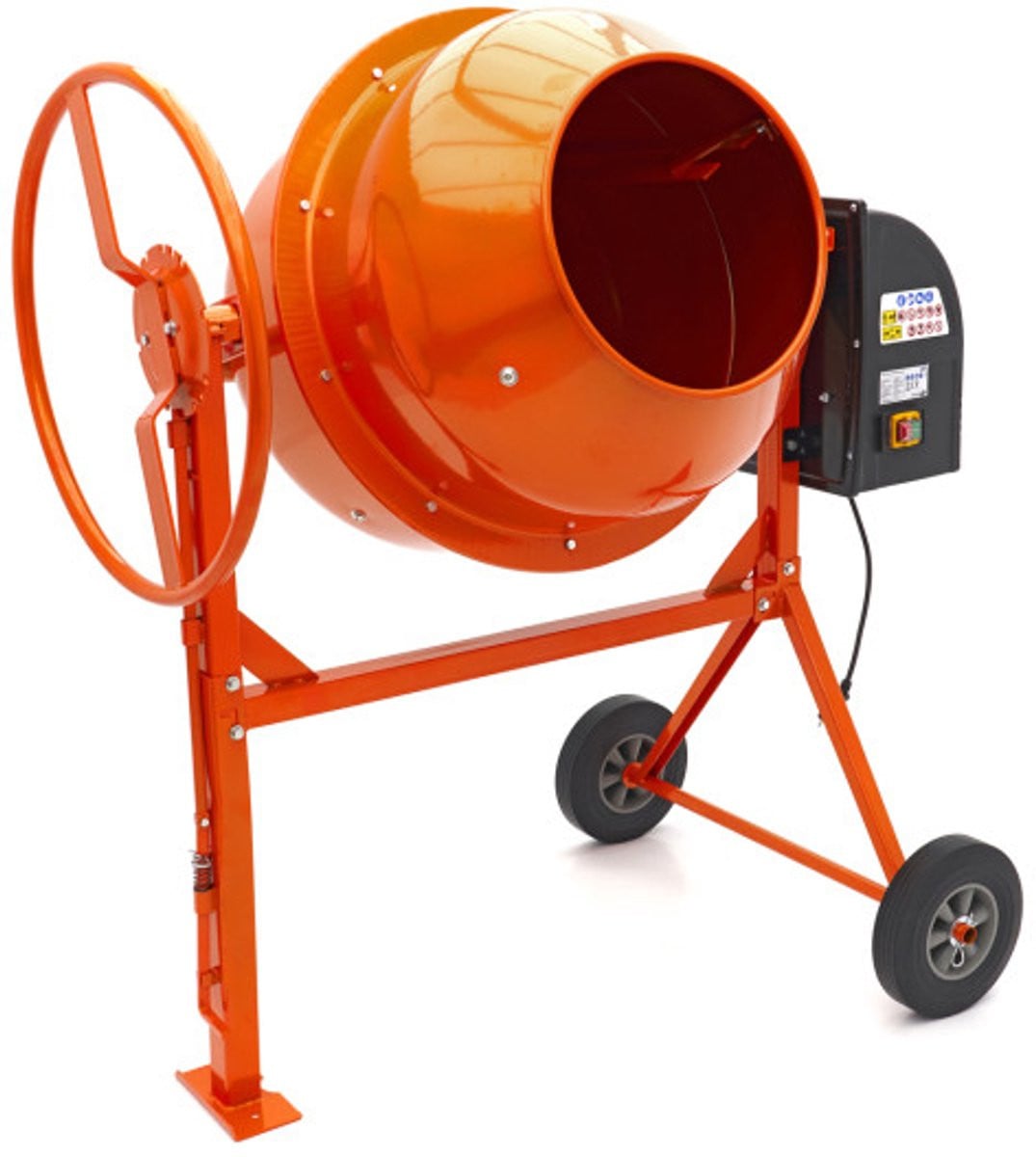 Betonmolen 200 liter oranje