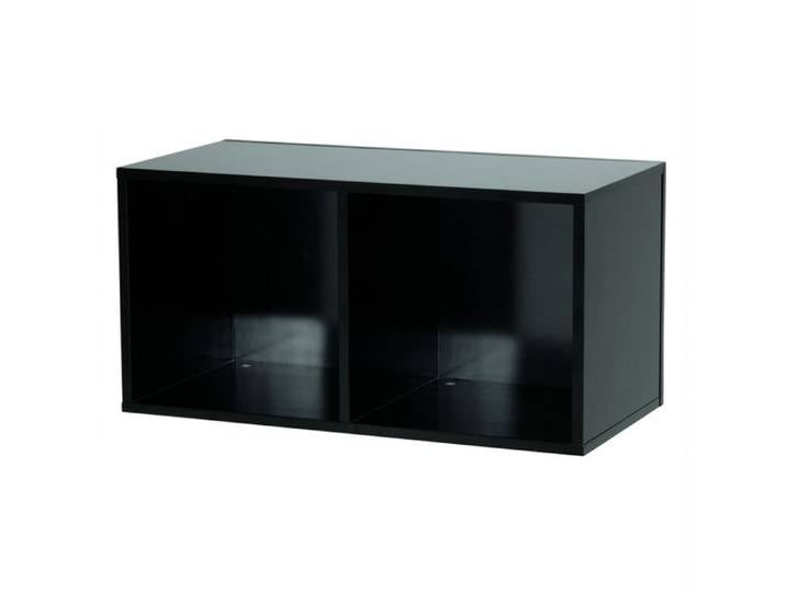 Casier de rangement pour vinyles - GLORIOUS DJ - Record Box 230 - Capacité 230 vinyles - Noir - 70.5x34x35 cm