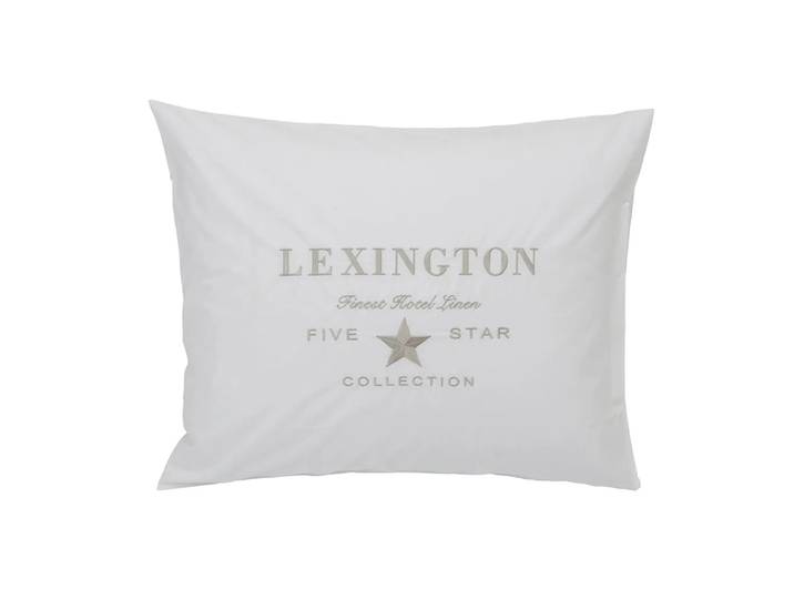 Lexington Taie d oreiller Hotel Embroidery 50x60 cm Blanc-beige clair'