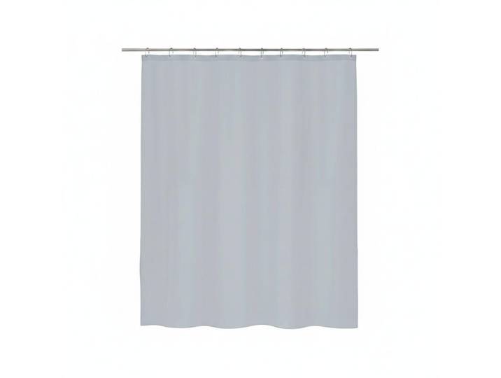 Spirella Duschvorhang Primo, Grau, Uni, 180x200 cm, antibakteriell, wasserundurchlässig, wasserabweisend, Heimtextilien, Badtextilien, Duschvorhänge
