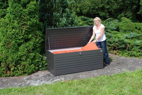 BIOHORTGARTE FreizeitBox 160 HIGH dunkelgrau-met.159x79x83 cm 08431259