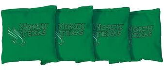 Skip's Garage North Texas Mean Green Green Cornhole Bags