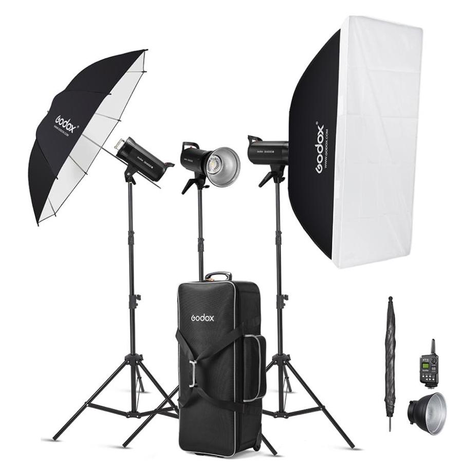 Godox SK400IIV-D - Studio flash kit (3xSK400II-V & accessories) (Set, 400 Ws) (SK400IIV-D)