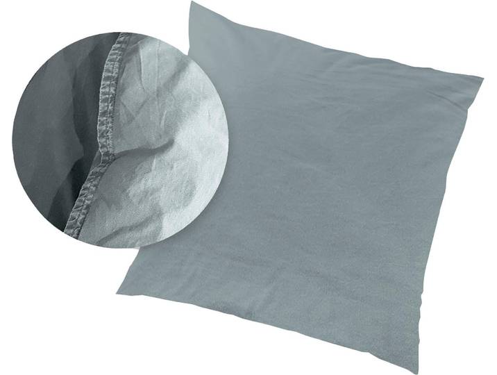 Kissenbezüge PRIMERA Kissenbezüge »Stone Washed«, Primera (2 Stück) , grün, B:40cm L:40cm, Renforcé, Obermaterial: 100% Baumwolle, Kissenbezüge, Kissenbezüge, mit Stone-Washed Optik