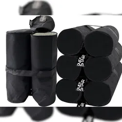 QUICK STAR Pavillon Fuss Gewichte 4er Set 26x13x46cm