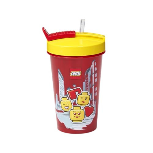 LEGO Drinkbeker Iconic Girl 500 ml - Rood