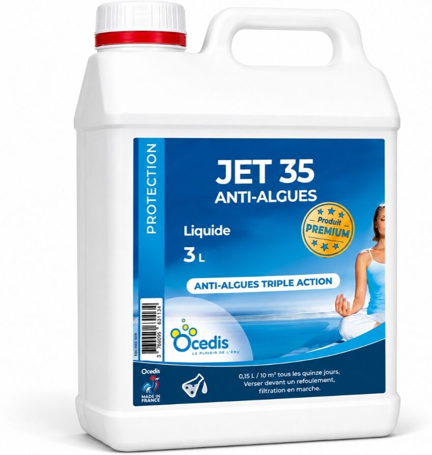 Traitement piscine OCEDIS anti-algues JET 35 bidon 3L