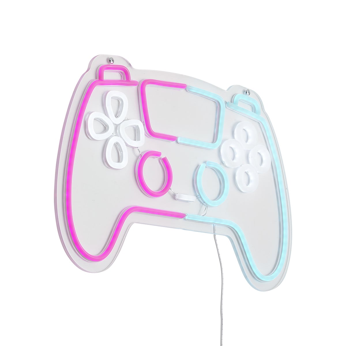Qazqa Neon wandlamp met LED en controller in roze, blauw en multicolor