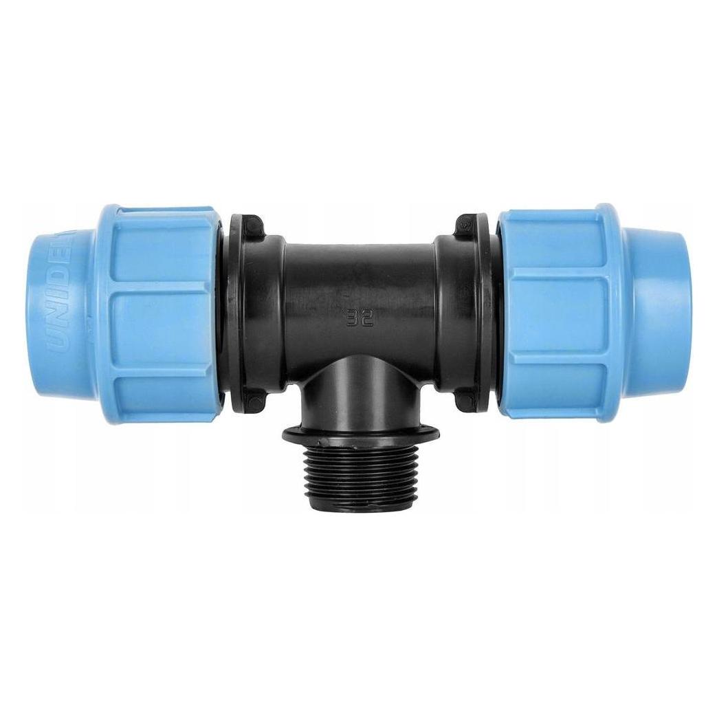 Unidelta AquaSystem PE-Fitting - T-Stück - 25 x 3/4 x 25 mm - mit Gewinde (T-Verbindung) (40949522)