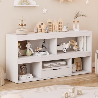 Garvee 2-Tier Kids Bookshelf and Toy Storage Organizer