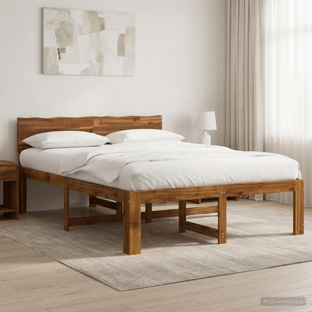 Natur Pur Solid Wood Bed Frame Natural 120 x 200cm