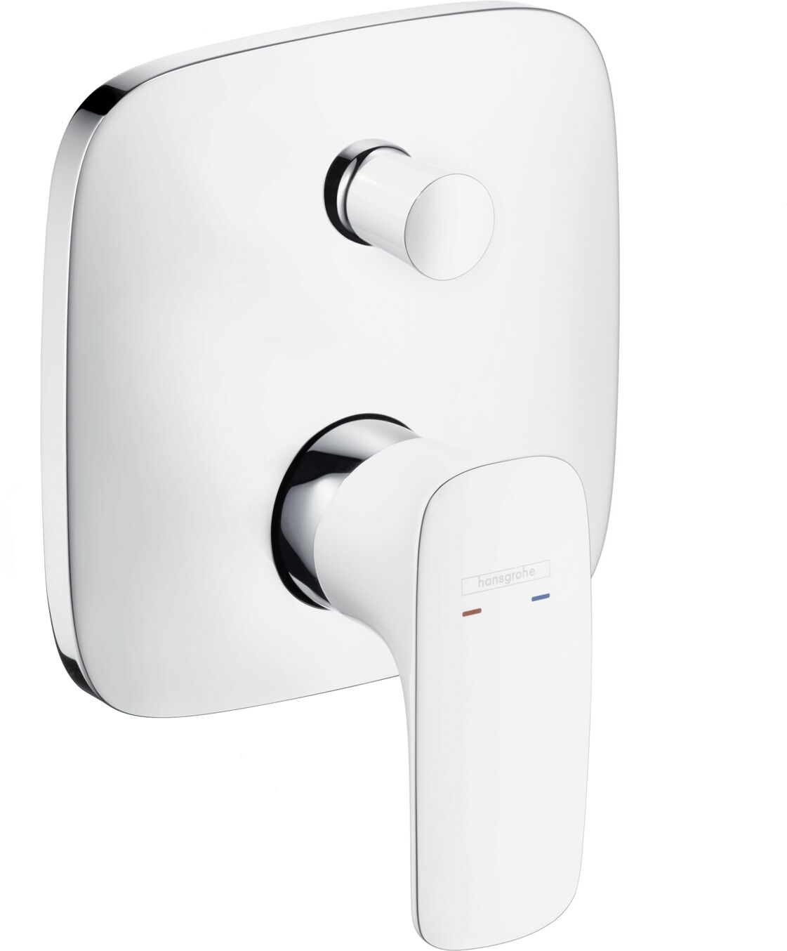 Hansgrohe PuraVida 15445400 mitigeur de bain encastré blanc chrome