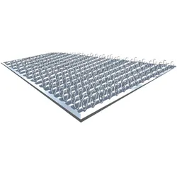 S•K•S Klett-Hake, 20mmx25m weiß, mit Kleber PS18 Wasserbasierter Acrylatkleber