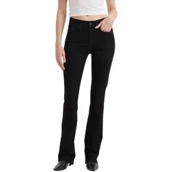 Levi's 725 Bootcut Jeans mit hohem Bund in Schwarz-W29 / L30