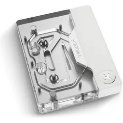 EKWB EK Quan Velocity2 D-RGB - AM5 wh Edition 3831109906644, CPU Wasserkühler, Transparent, Silber, Weiss