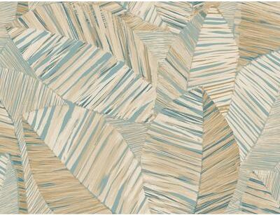 York Wallcoverings Crown Canopy Teal Palm Peel and Stick Wallpaper
