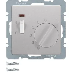Berker Temperaturregler alu/lack 20306084