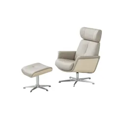 uno Sessel-Hocker-Set  Arne , grau