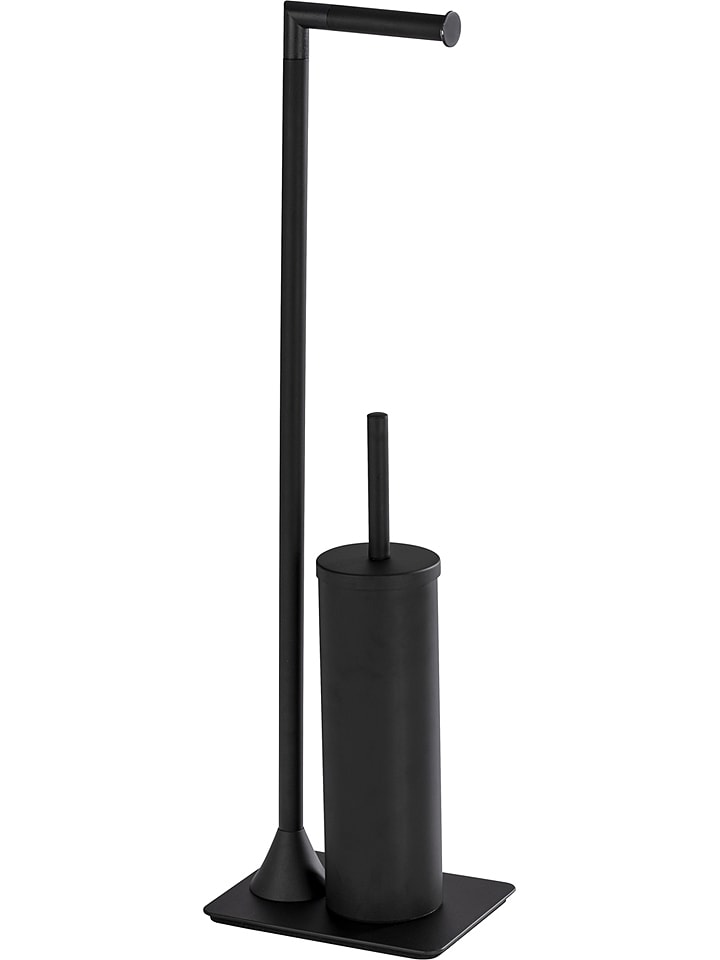 Wenko WC-Garnitur "Hella" in Schwarz - (H)69 cm - onesize