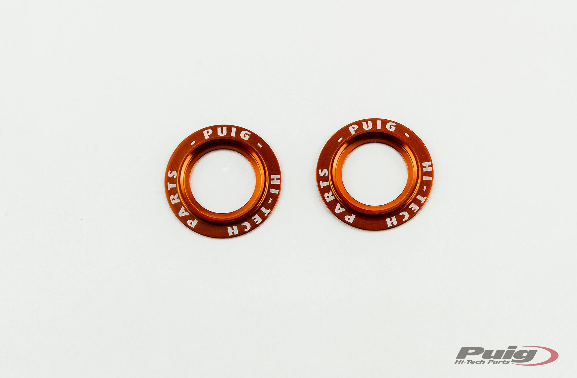 Insert Roulette Bras Oscillant Puig Jeu Anneaux en Aluminium Anodise Protection Orange