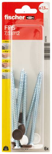 Fischer 532745 FFS 7,5 x 112 K NV Fensterrahmendübel 112mm 1 Set