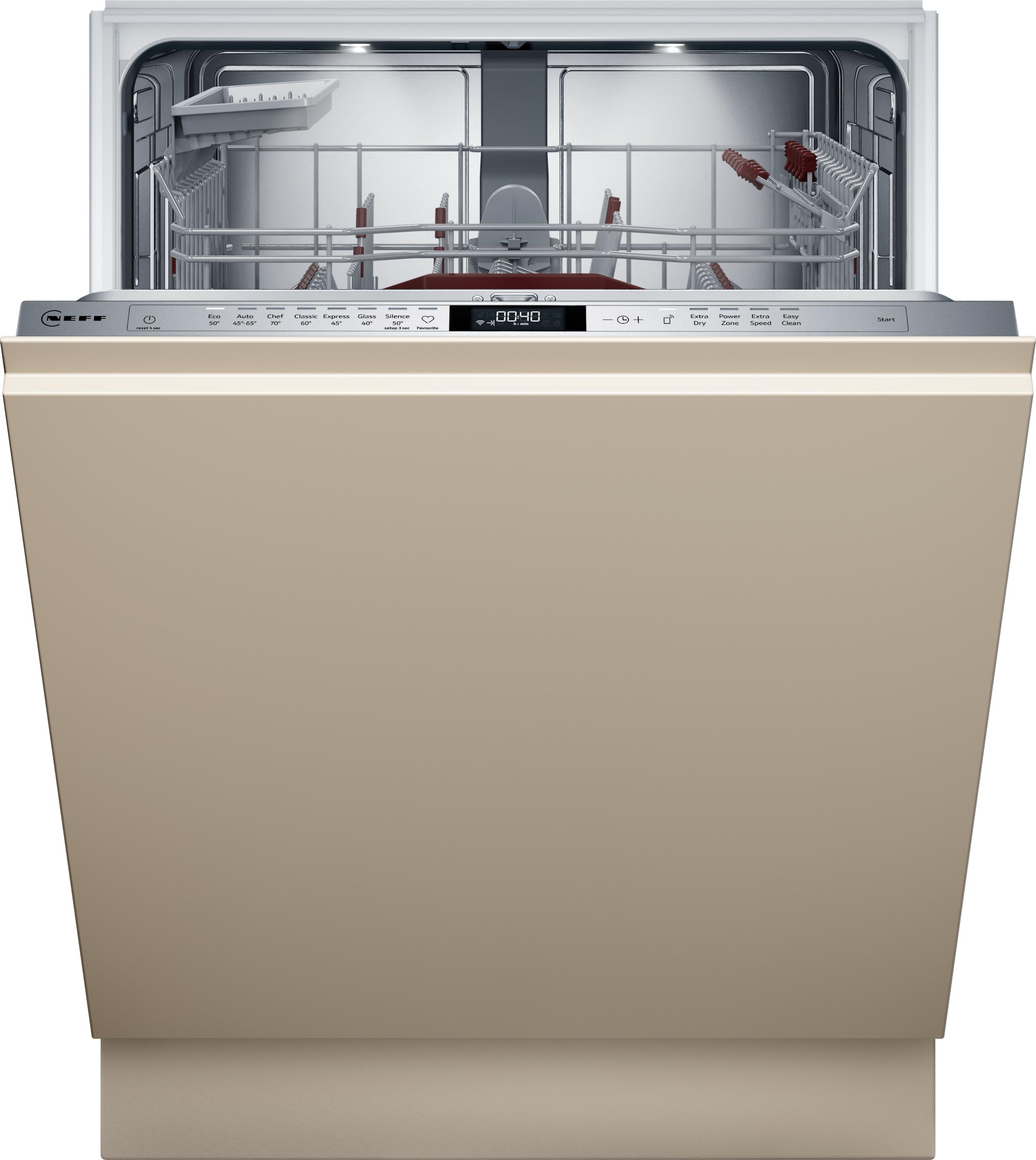 Neff S257EAX00E, Voll integriert, Standardgröße (60 cm), Edelstahl, Berührung, 1,75 m, 1,65 m