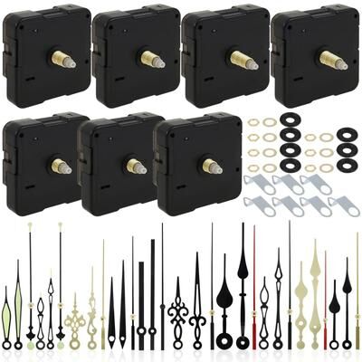Uplift Picks Silent Quartz Clock Movement Kit With 10 Clock Hand Styles Silent Quartz Clock Movement Kit With 10 Clock Hand Styles