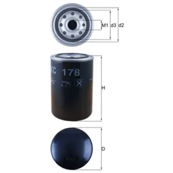Kraftstofffilter MAHLE KC 178