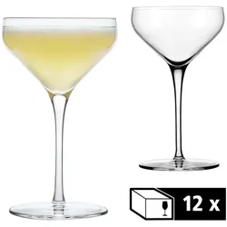 Libbey 12er Set Coupe Gläser -PRISM- 237 ml, Ø 10 cm, H: 16,5 cm