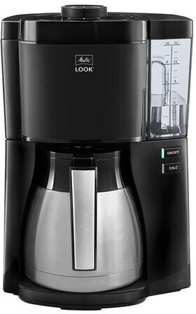 Melitta - Filterkaffeemaschine Look V Therm 1025-12 – Schwarz - - MaxiCoffee