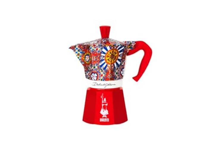 Bialetti Dolce & Gabbana Moka Express 3 tasses à feu ouvert (cafetière\, machine à expresso\, makinetta)