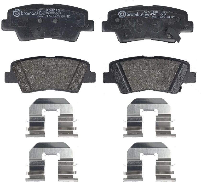 Bremsbelagsatz, Scheibenbremse PRIME LINE BREMBO P 30 047