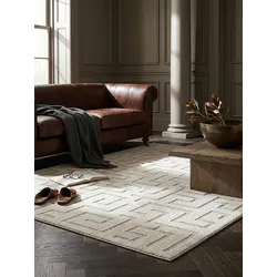 Teppich Pflegeleicht Creme 140x200 cm - MUOTA   Kadima Design