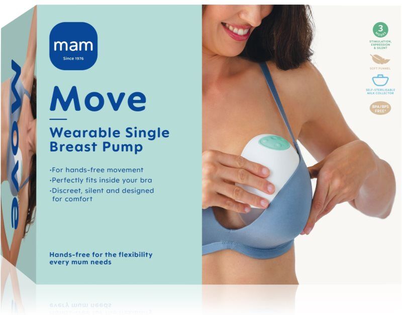 MAM Move electric hands-free breast pump into a bra 1 pc