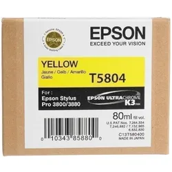 Epson, Druckerpatrone, T5804 (Y)