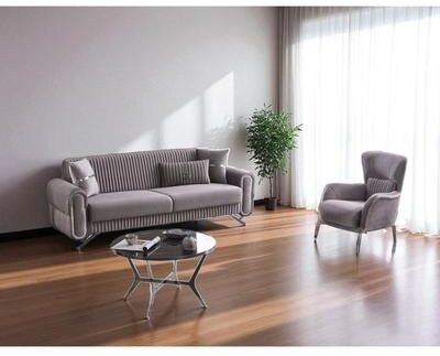 Furnia Ormensa 3 Pieces Living Room Sets 1 Sofa 2 Chair
