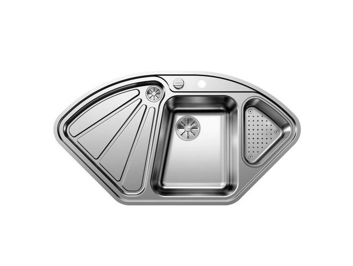 Blanco Spüle, Edelstahl, Metall, 105.6x17.5x57.5 cm, Küchen, Küchenausstattung, Küchenspülen, Edelstahlspüle