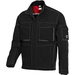 Bundjacke "1795-720" Comfort Plus - 56/58 - lang - schwarz