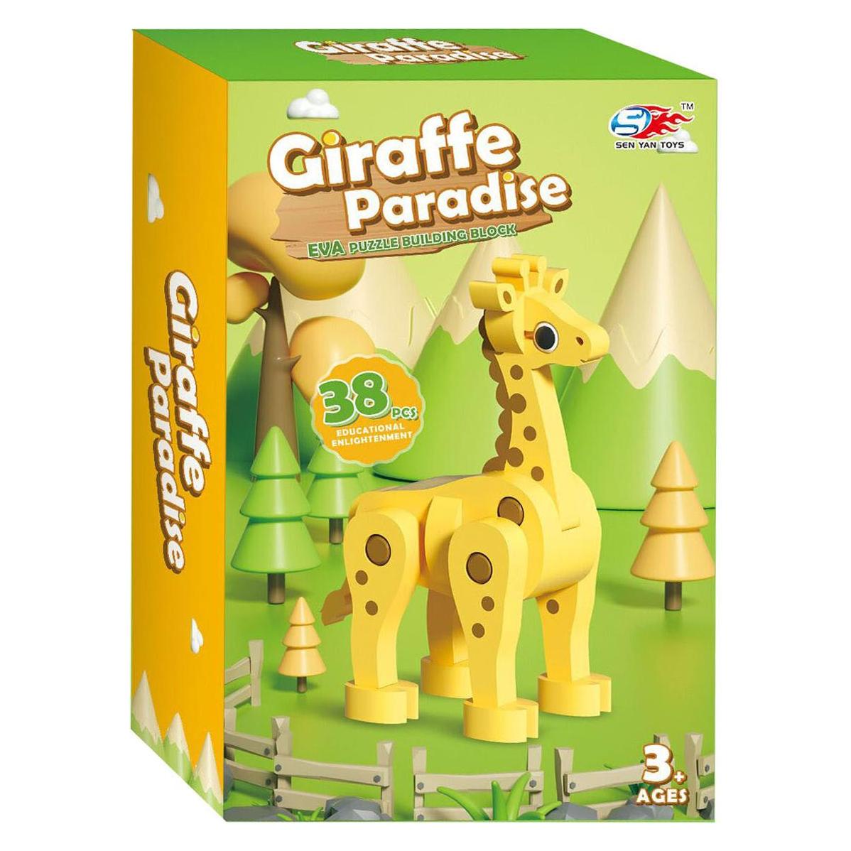Schaumstoff-Bausatz 3D Giraffe (62072022)